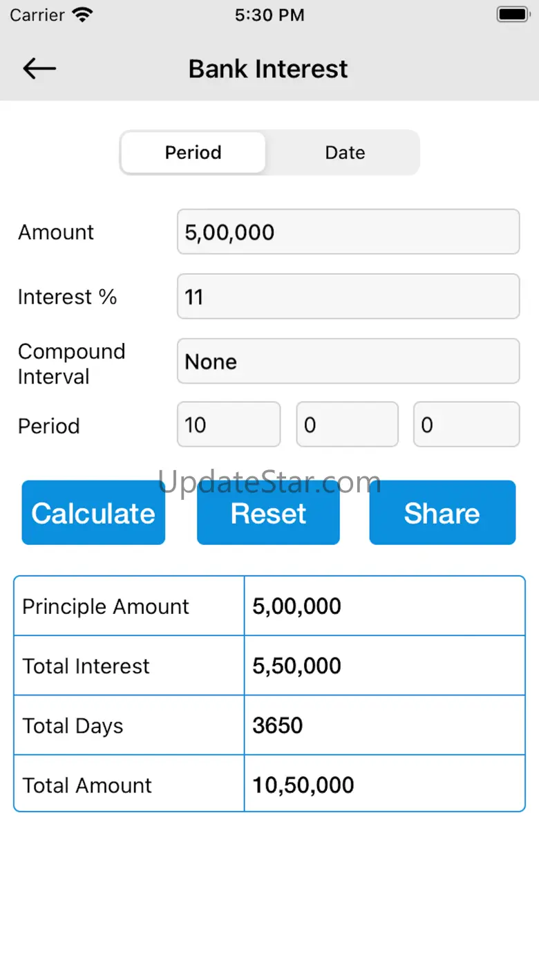 Interest Calculator + 1.0.7