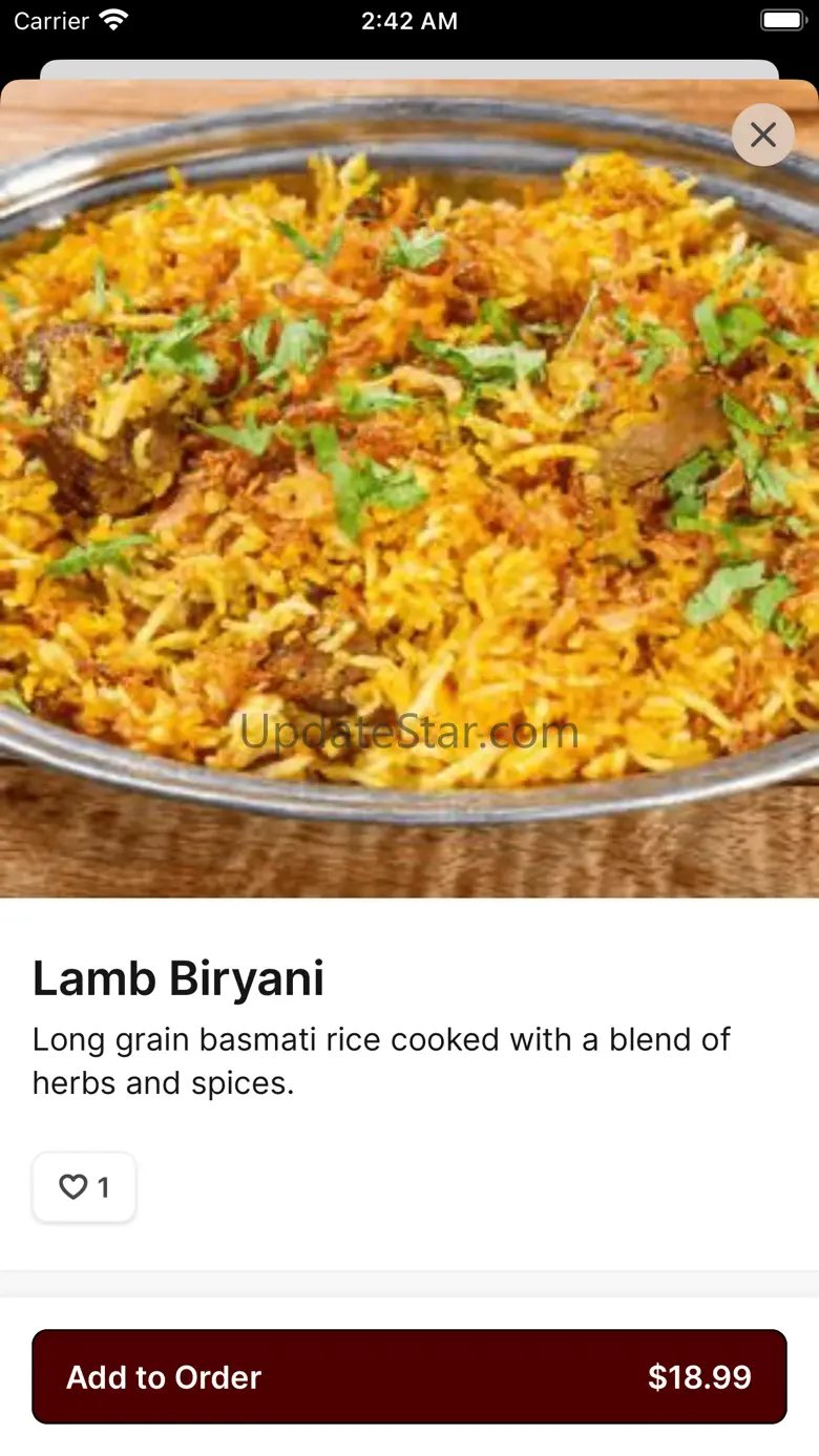 Nirvana Indian Cuisine (MD) 33.0.1