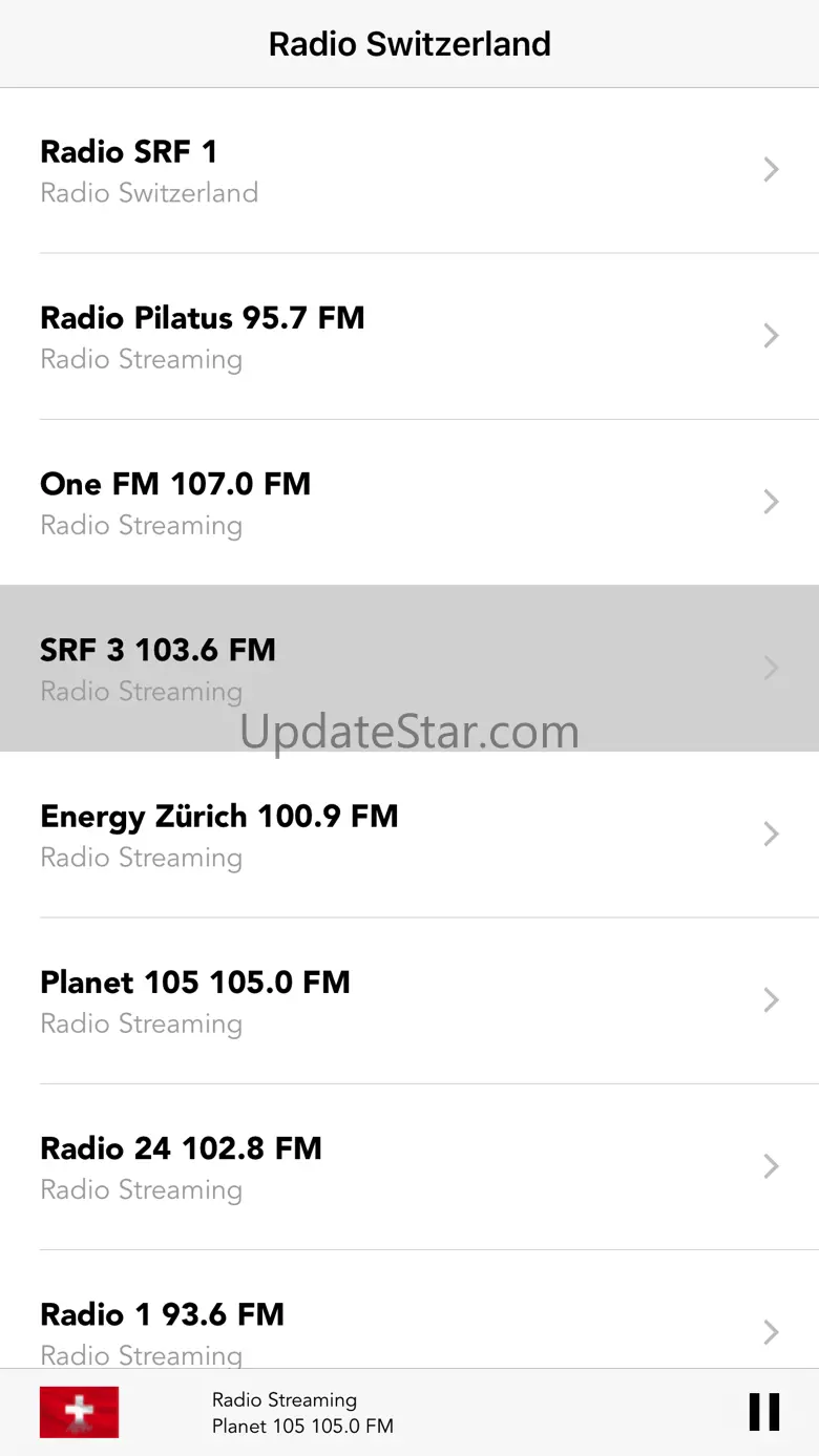 Radio Switzerland LIVE stream : Radios Swiss Pop 7.0