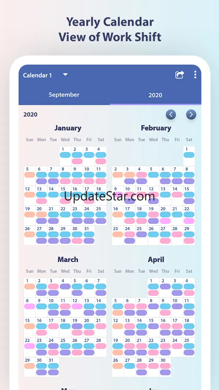 My Work Shift Calendar – Sched 1.5