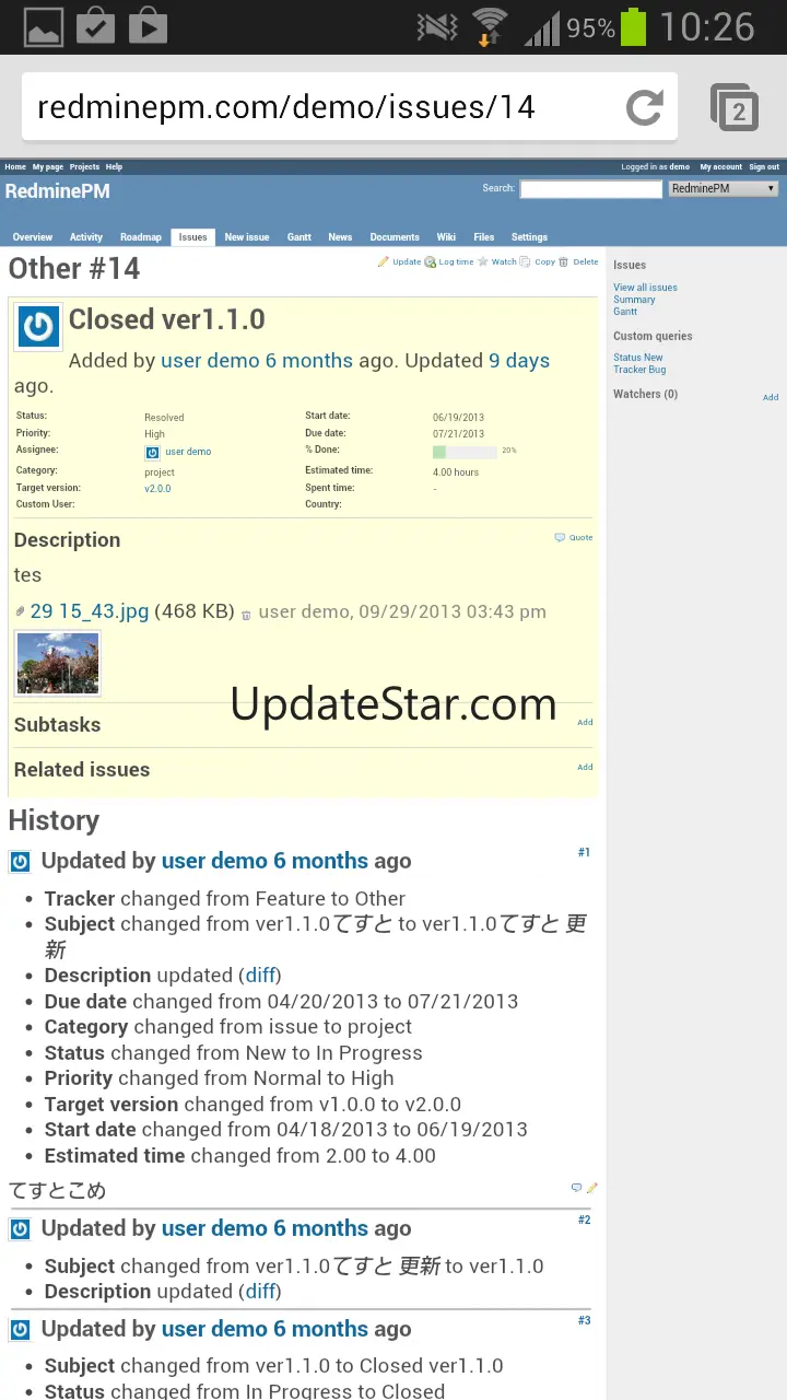 RedminePM - Redmine Client App 3.1.0