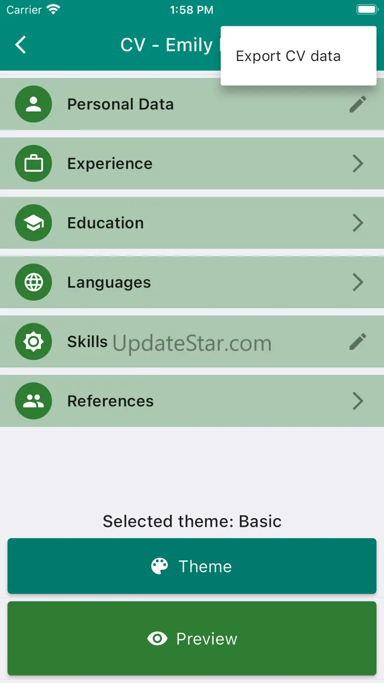 iCV - Curriculum Vitae 3.8.0