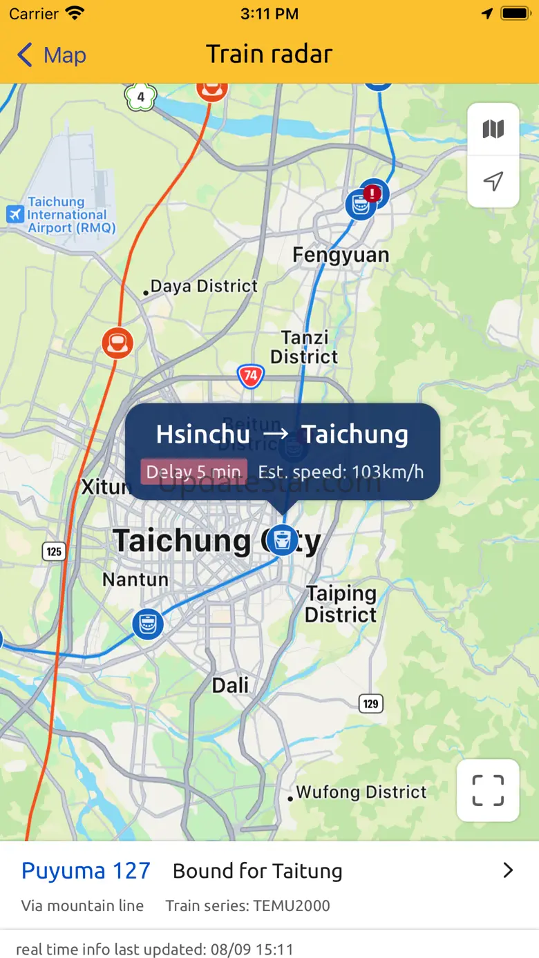 TransTaiwan: 雙鐵/捷運 時刻表 路徑規劃 2.3.8