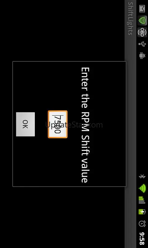 Shift Light for Torque Pro 0.99.9.3