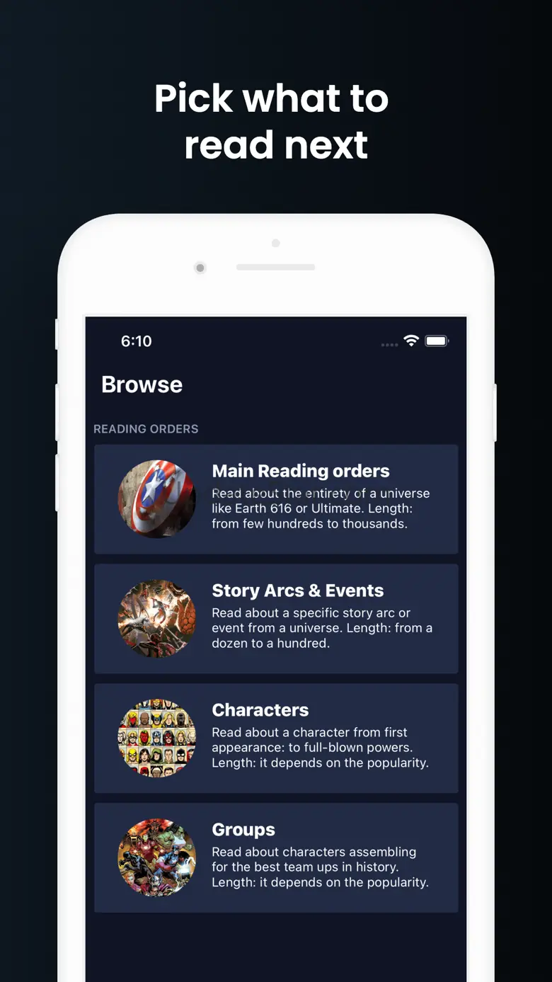 Redwing: Comic Reading Orders 1.7.3