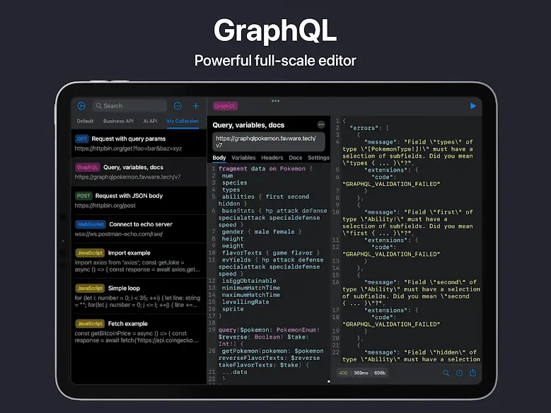 API Tester: Scripts & Terminal 7.5
