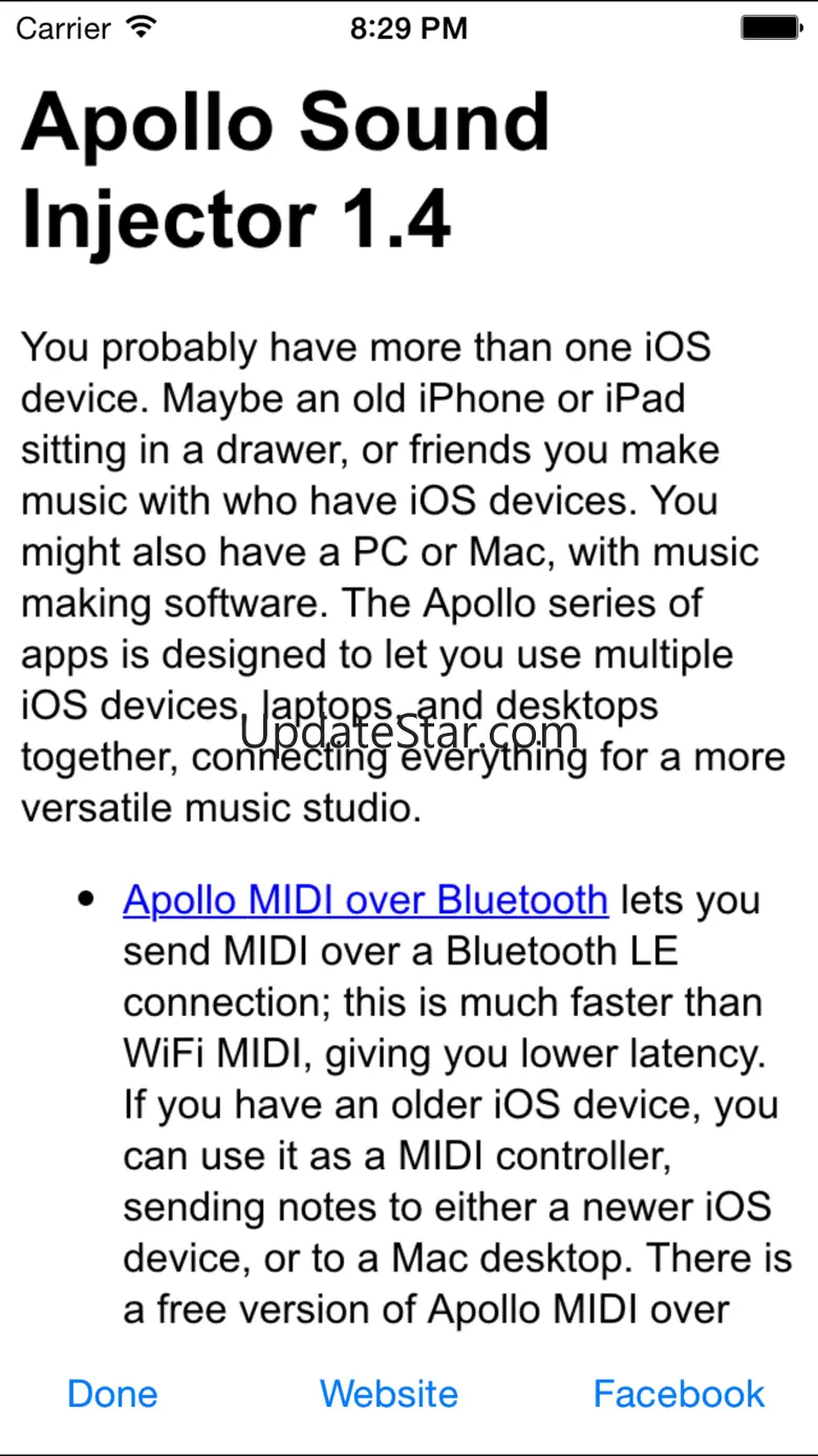 Apollo Sound Injector - Streaming Audio between iOS Devices 1.5