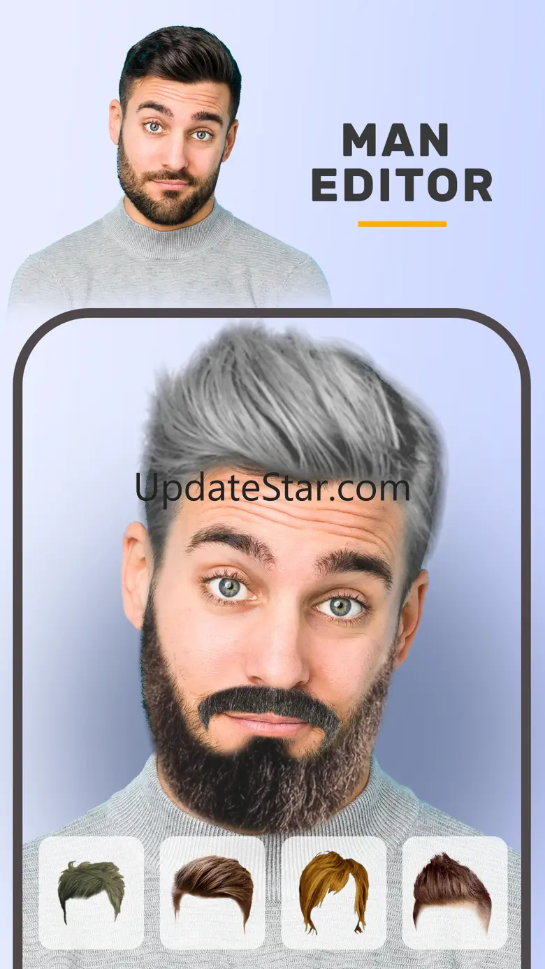 Man Hair Mustache Beard Style 1.4