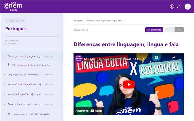 Intensivo Enem 0.4.0