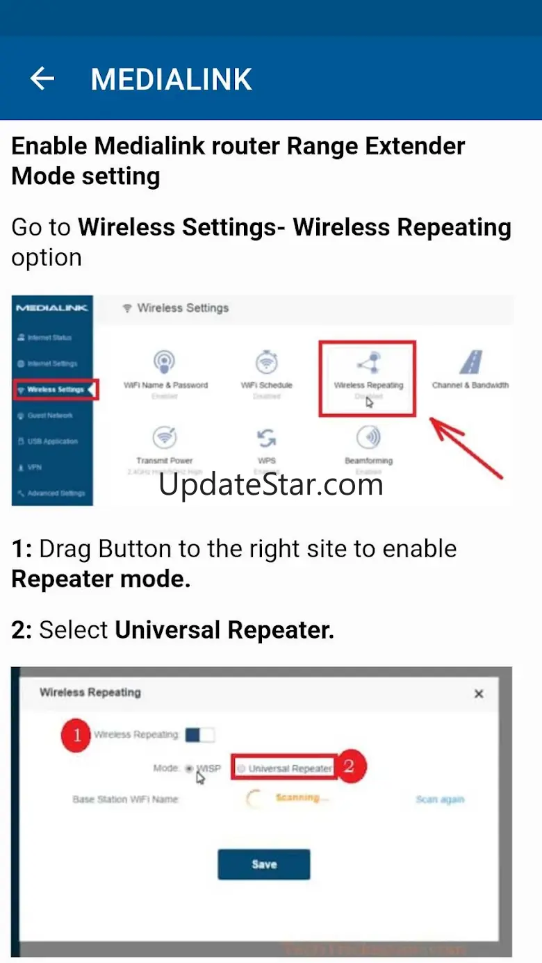 How to setup wifi extender 3.37.1.3