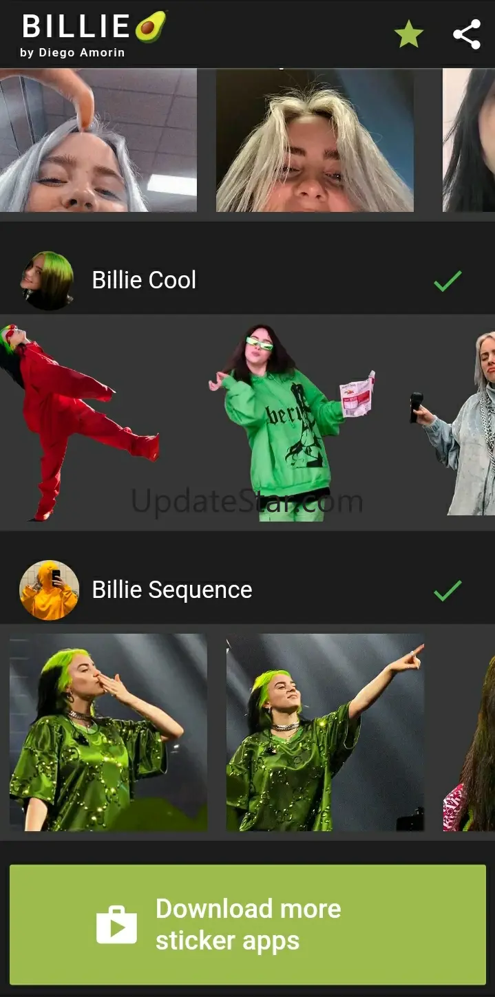 Billie Eilish Stickers 1.0.8