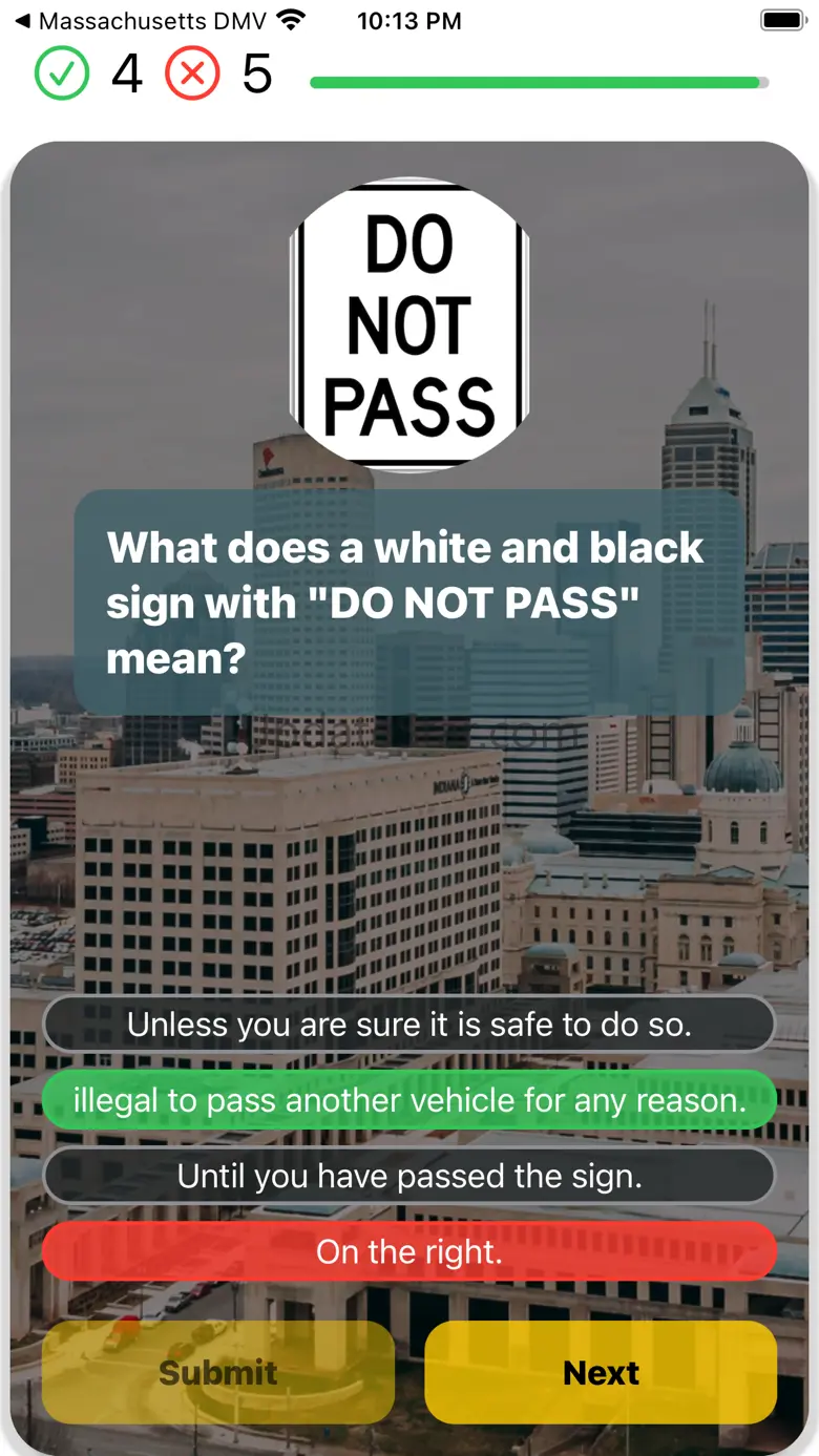Indiana BMV Test 2024 3.2