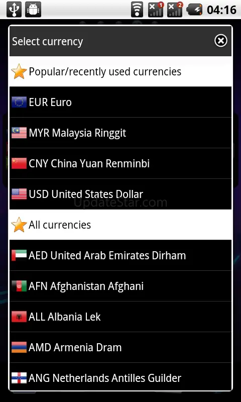 Budget Control Widget 7.02