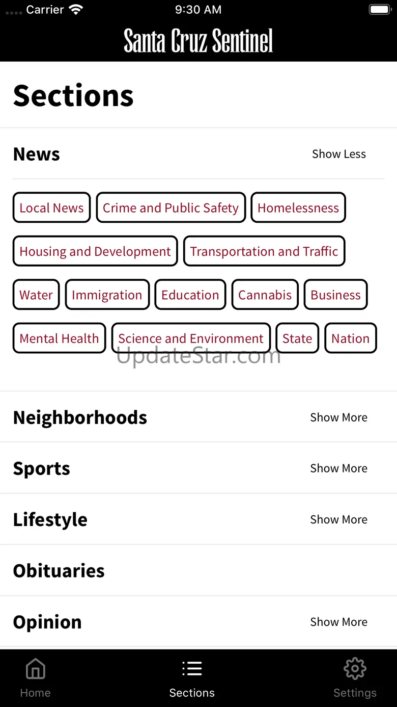 Santa Cruz Sentinel for Mobile 10.0.14