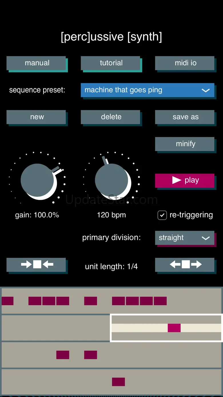 Percussive Synth 1.3.1