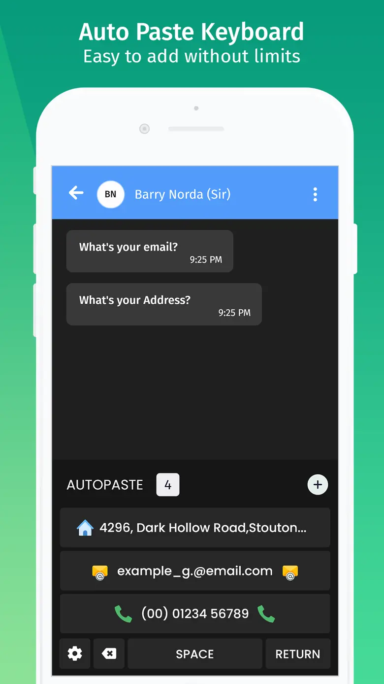 AutoSend : Auto Paste Keyboard 1.3