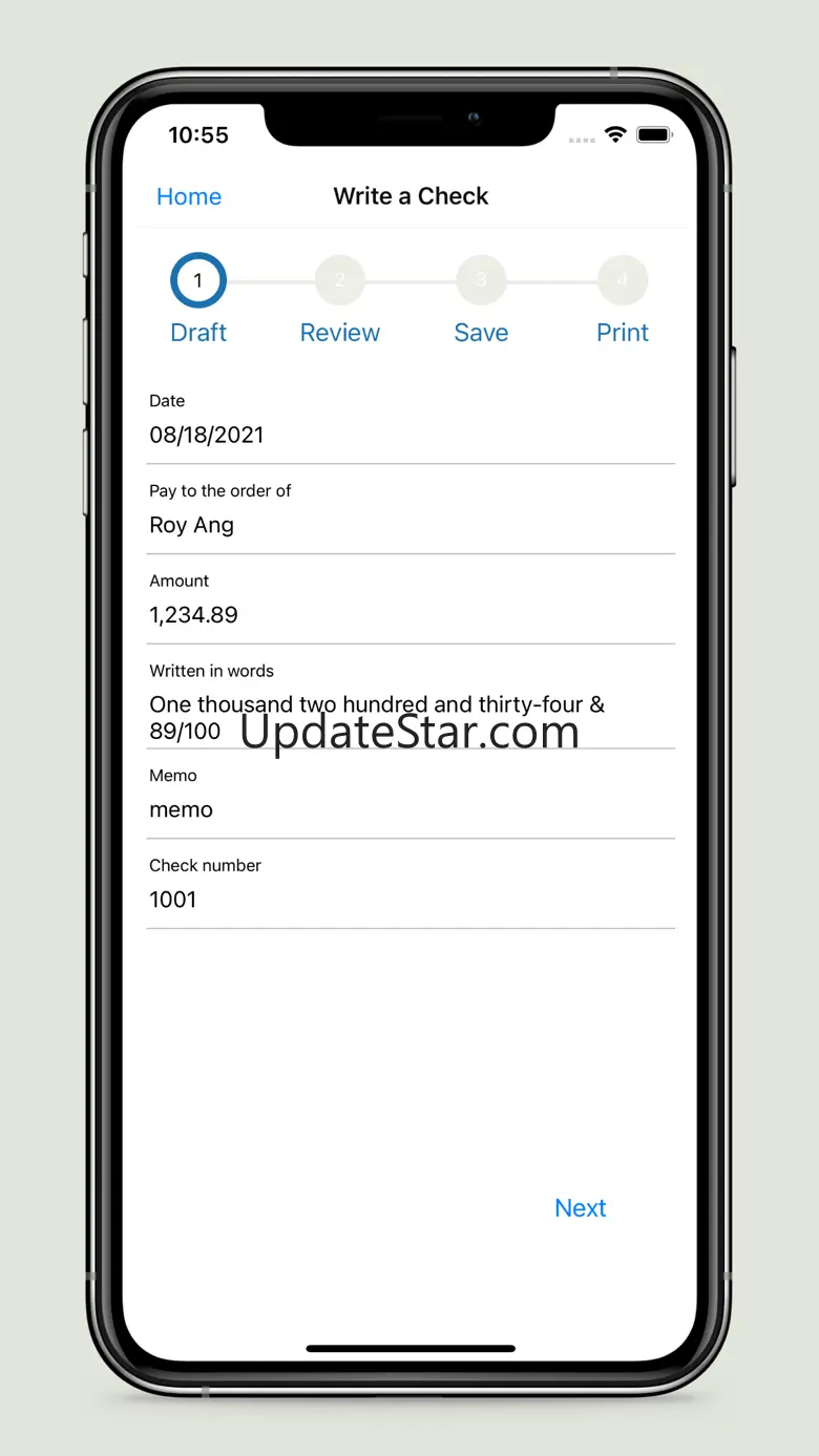 USA Check Writer & Printing 1.0.14