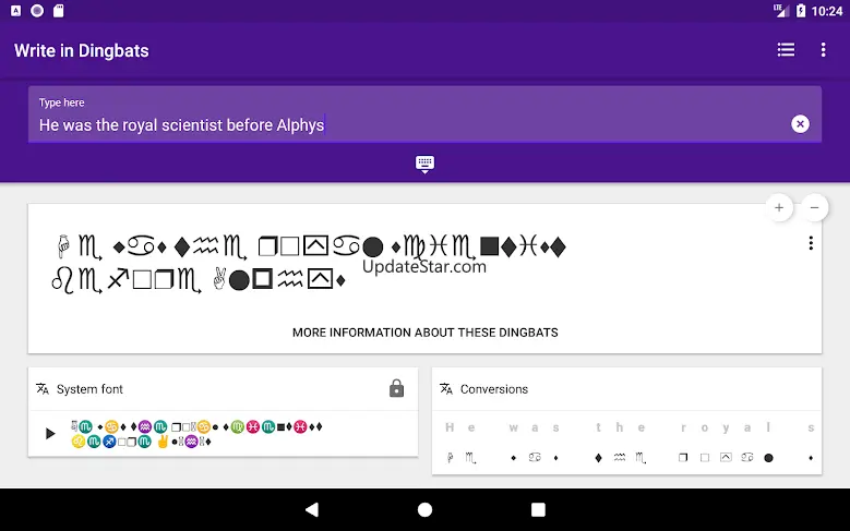 Gaster Dingbats: Wingdings 2.5.3-dingbats