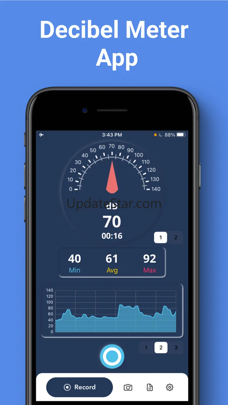 Sound Meter dba meter dbmeter 1.8