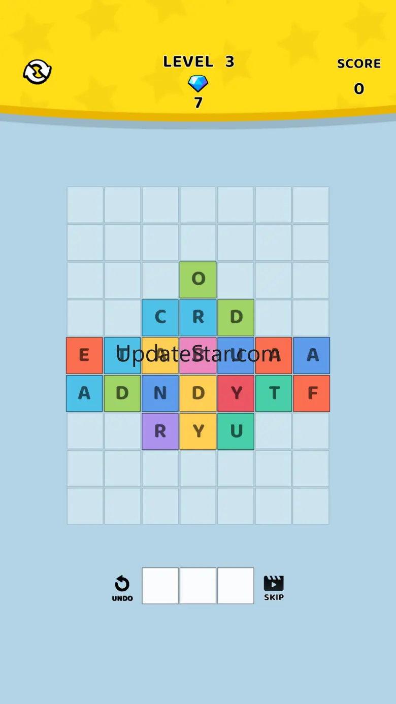 3 Letter 1 Word Match 3 Tiles v2