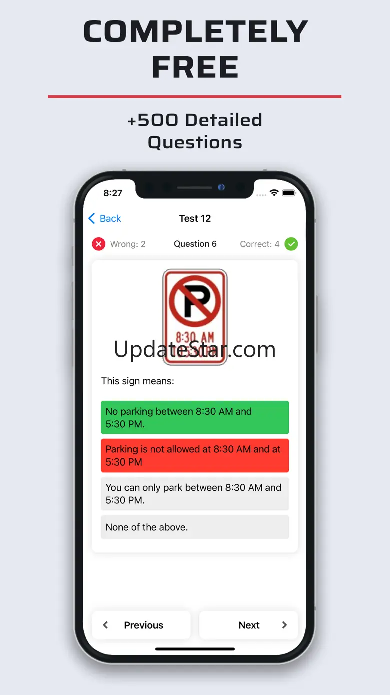 Michigan DMV Permit Test 1.2
