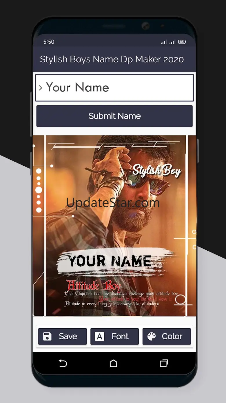 Stylish Boys Name DP Maker 8.0