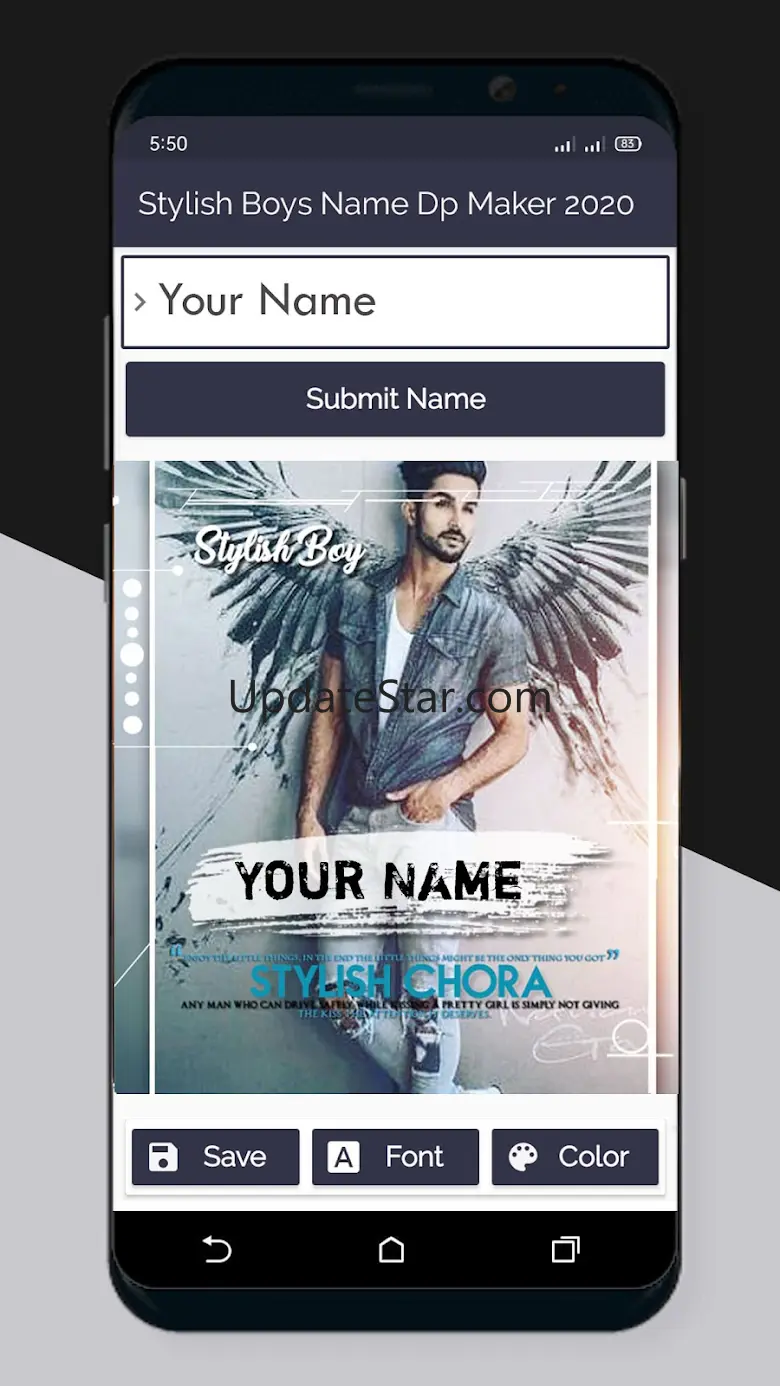 Stylish Boys Name DP Maker 8.0