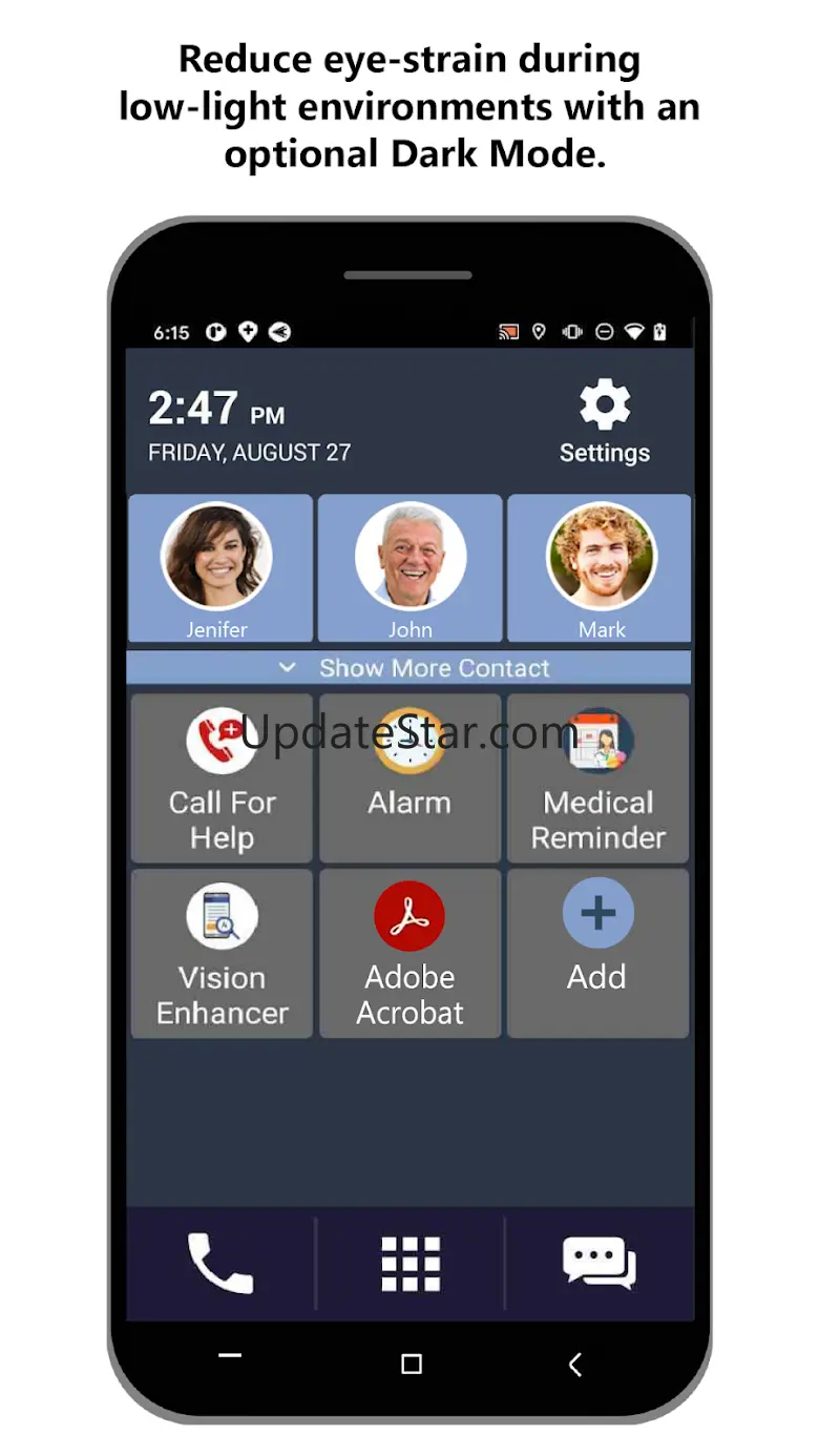 Senior Safety Phone - Big Icon 5.2