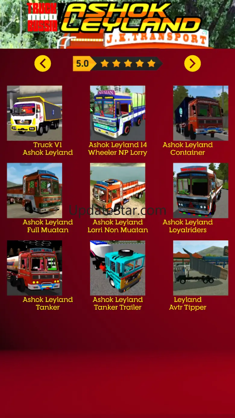 Truck Mod Bussid Ashok Leyland 2