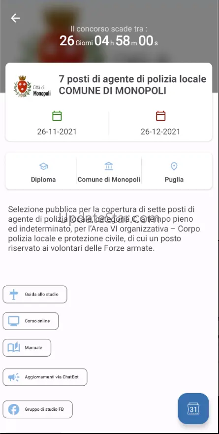 Gazzetta Ufficiale Concorsi