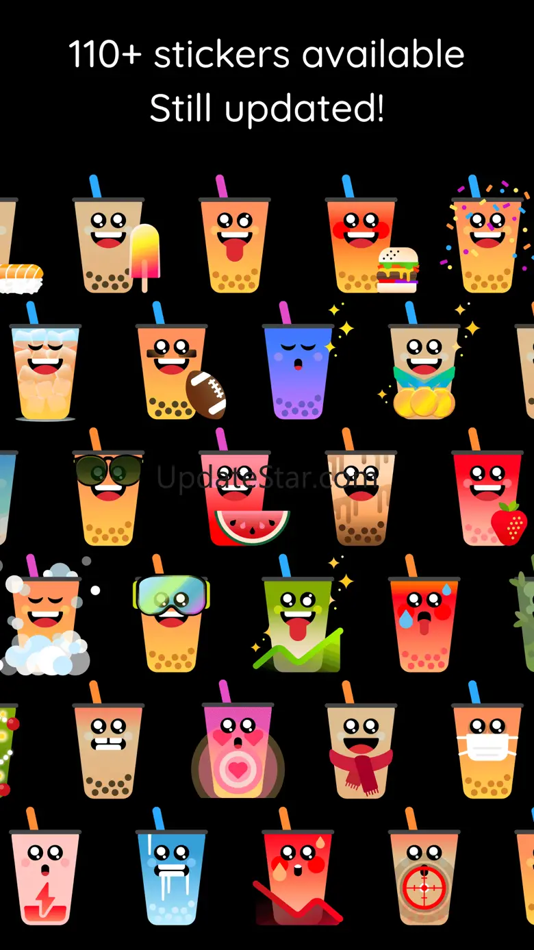 Boba Yeah stickers 4.7