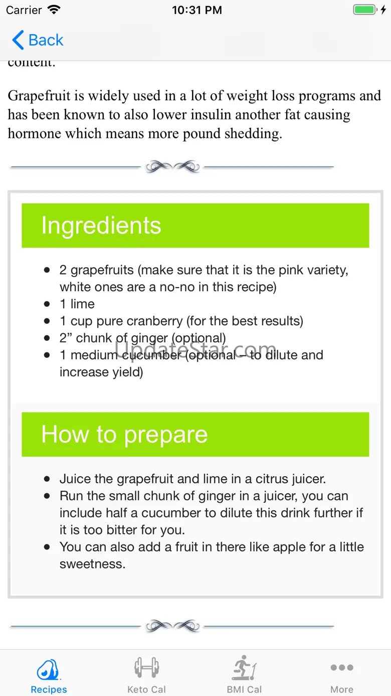 Weight Loss Drinks & Smoothies 1.1