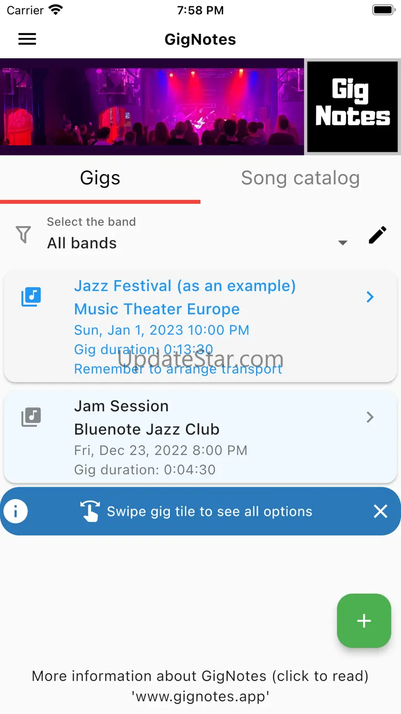 GigNotes Music Setlist Manager 1.14.3
