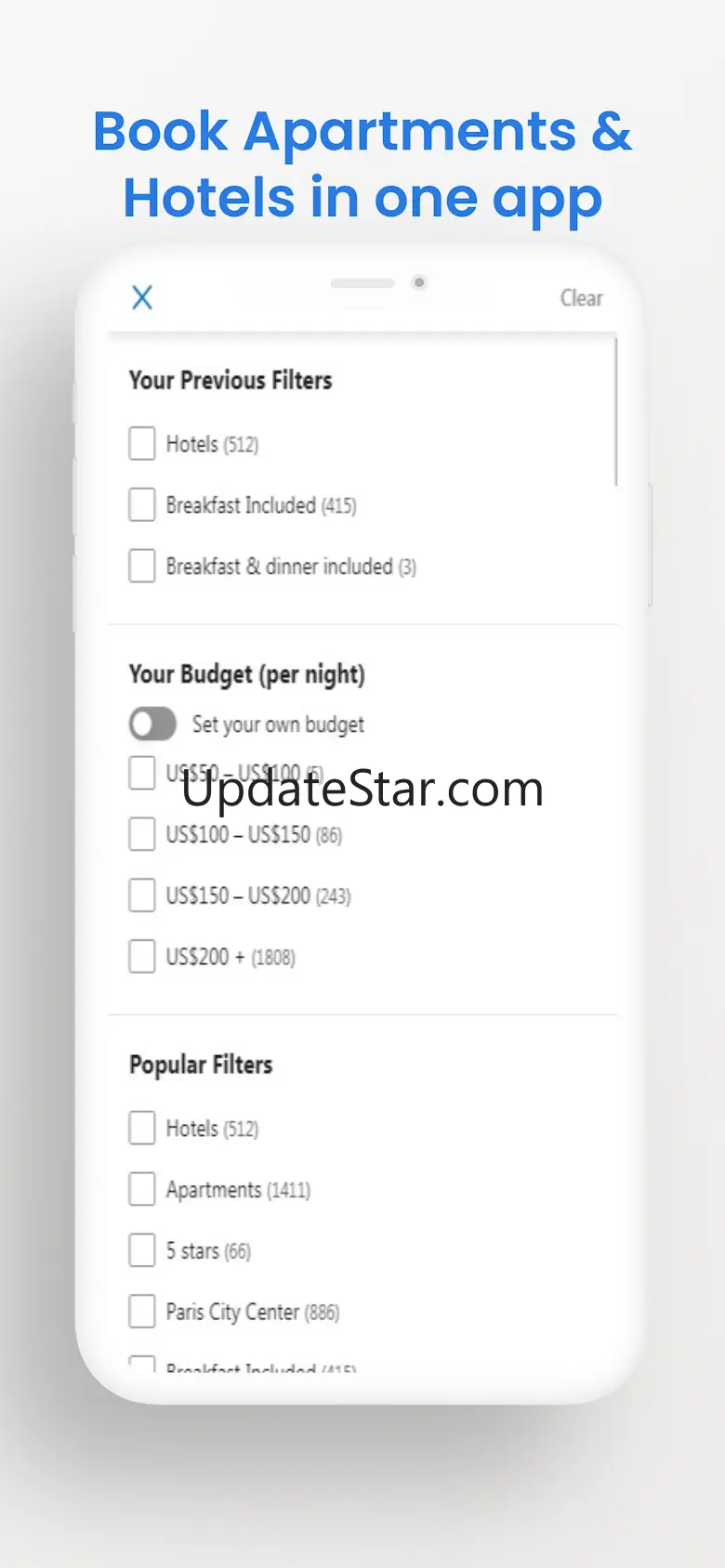 Cheap Hotels, Apartments & B&B 6.0.1