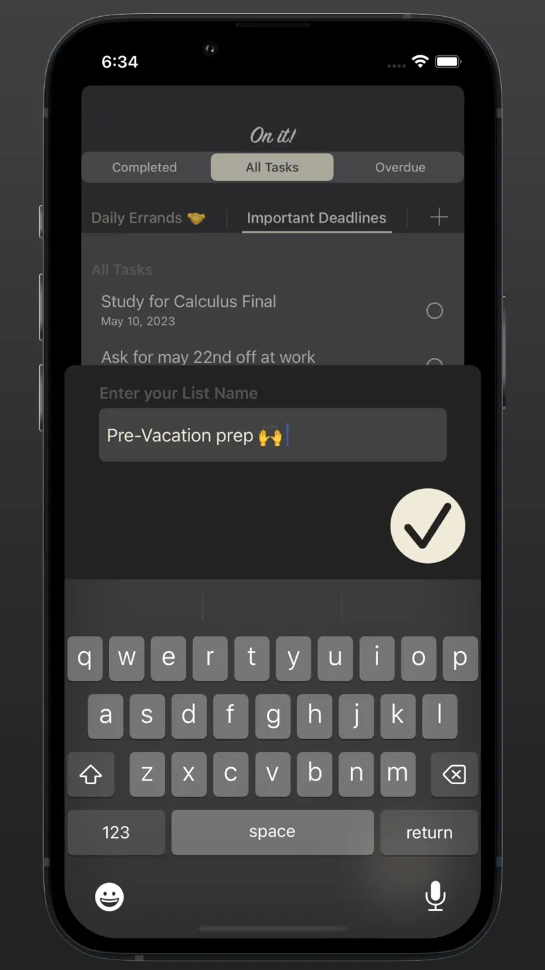 On it! - Task Scheduling 1.1