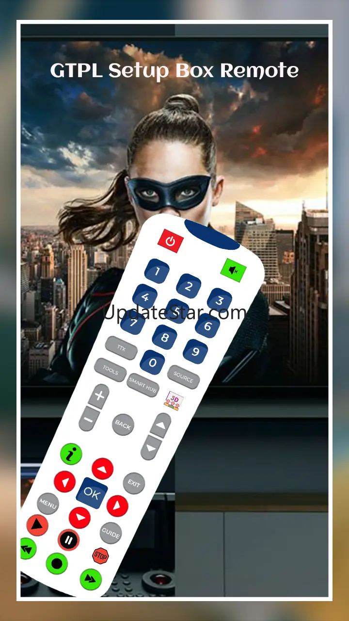 GTPL Set Top Box Remote 16.0
