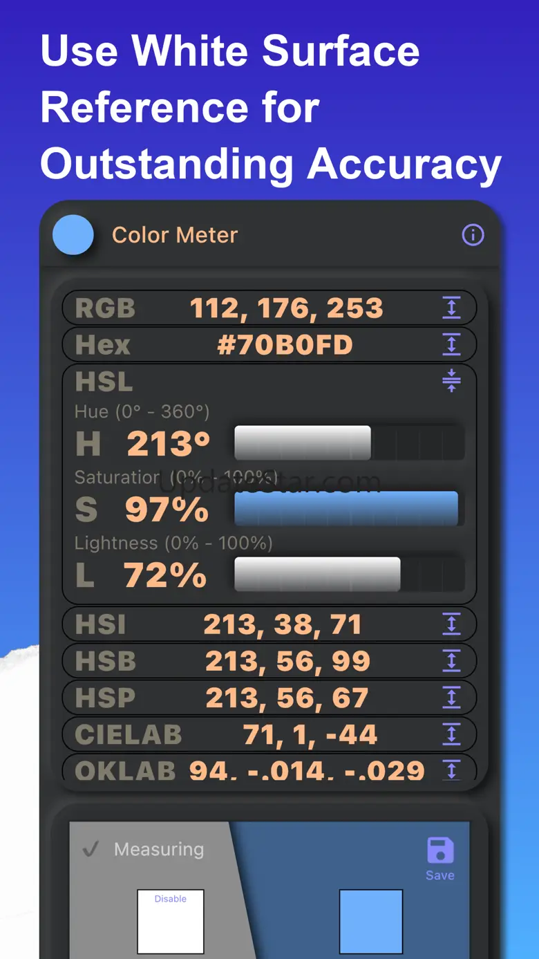 Color Identifier Colorimeter 2.1.1