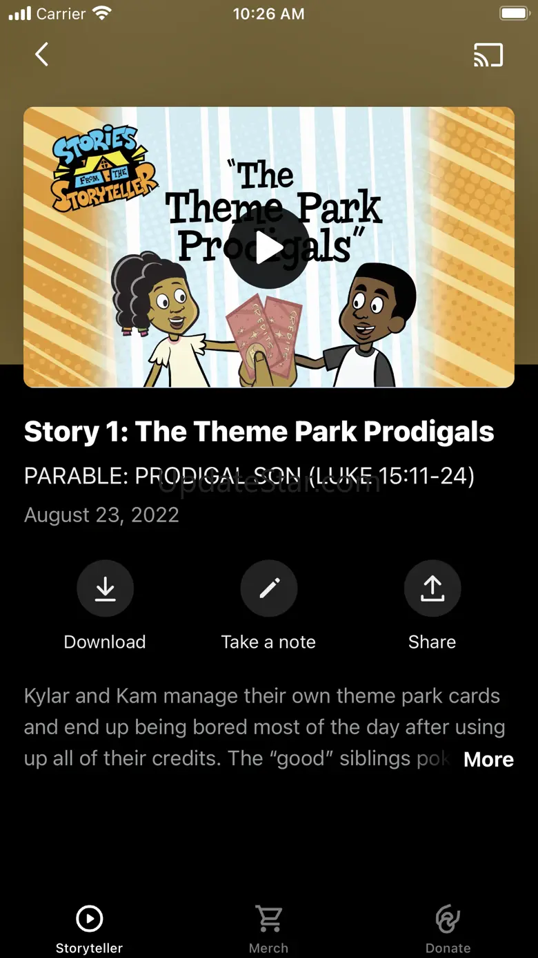 Stories from the Storyteller 6.10.3