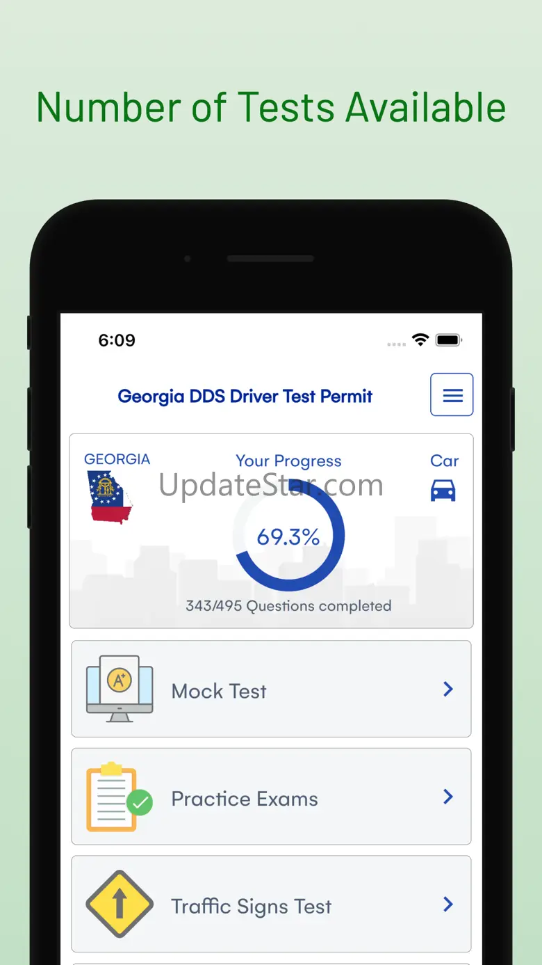 Georgia DDS Driver Permit Test 2.0