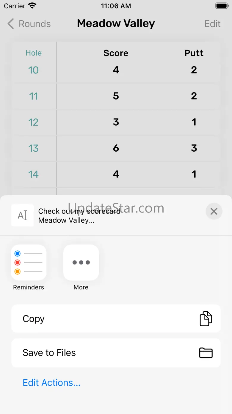 My Easy Golf Scorecard 1.8
