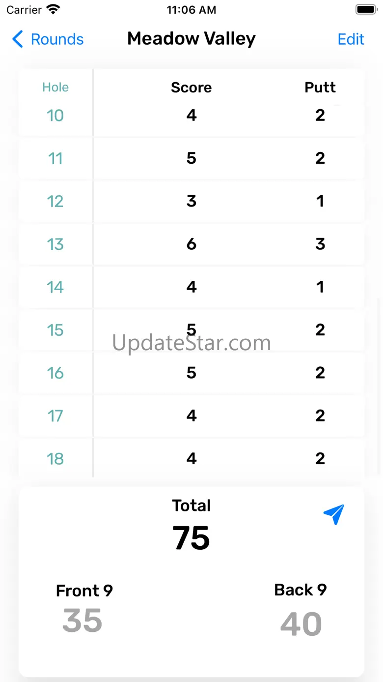 My Easy Golf Scorecard 1.8
