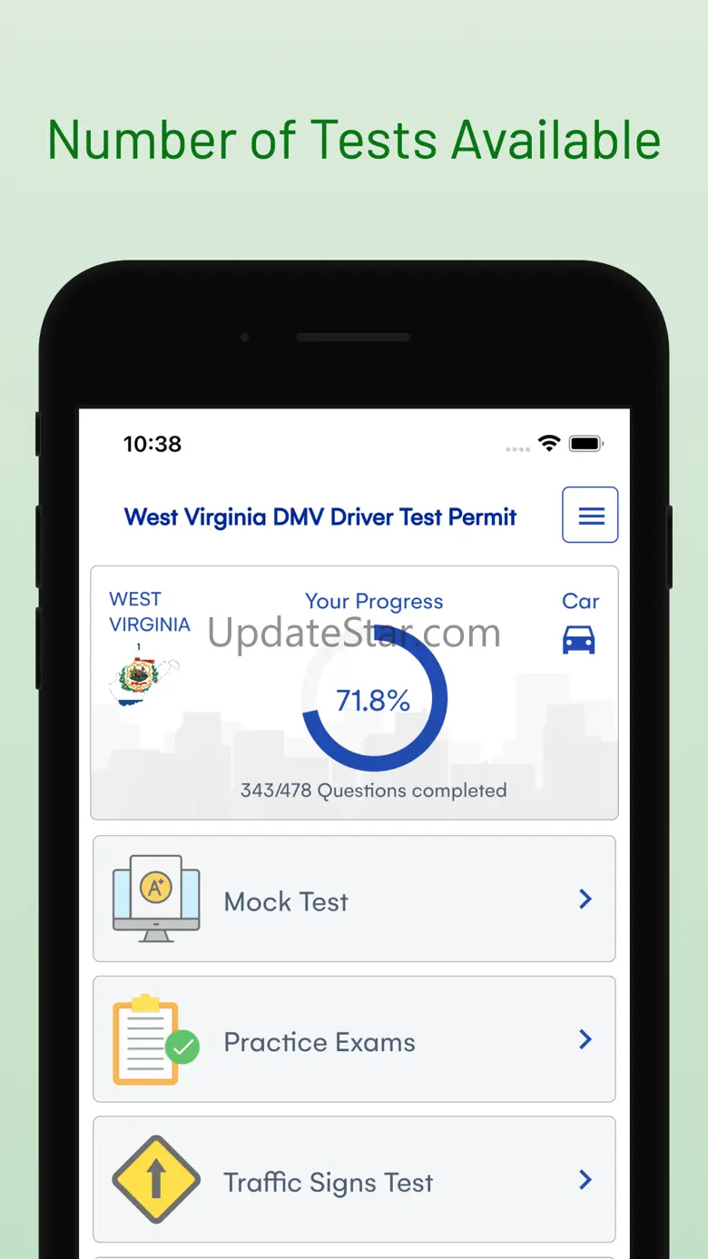 WV DMV Drivers Permit Test 2.0