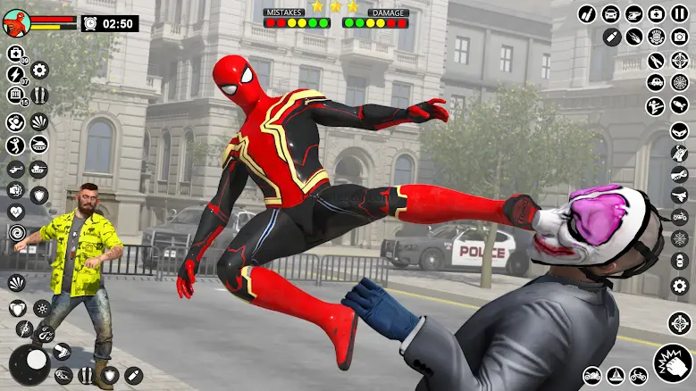 Spider Rope Hero - Crime Games