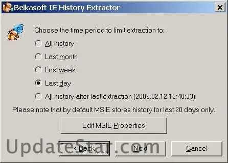 Belkasoft IE History Extractor 2.1