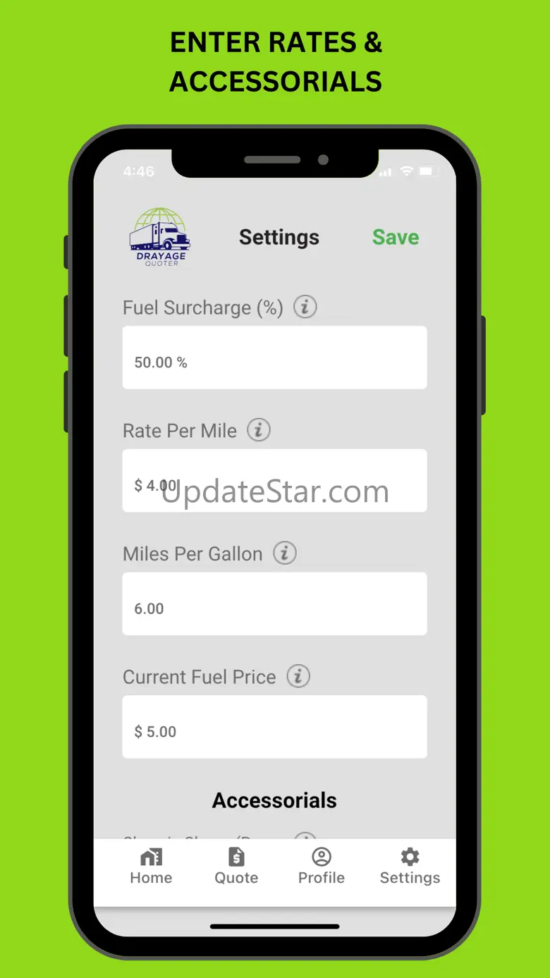 Drayage Quoter 2.1
