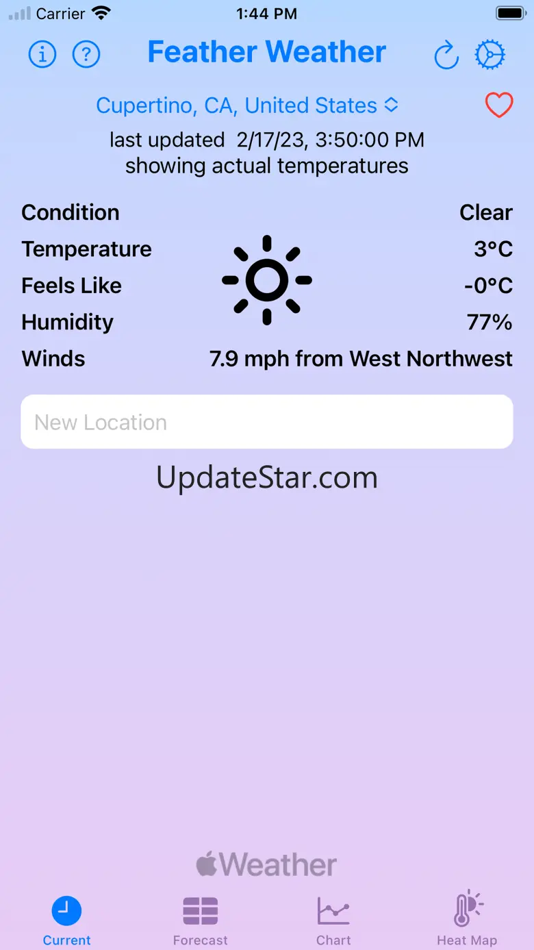 Feather Weather Forecasts 1.5.5