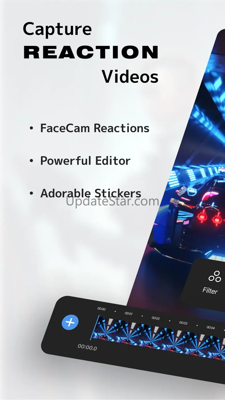 Reaction Cam: Edit Videos 3.0