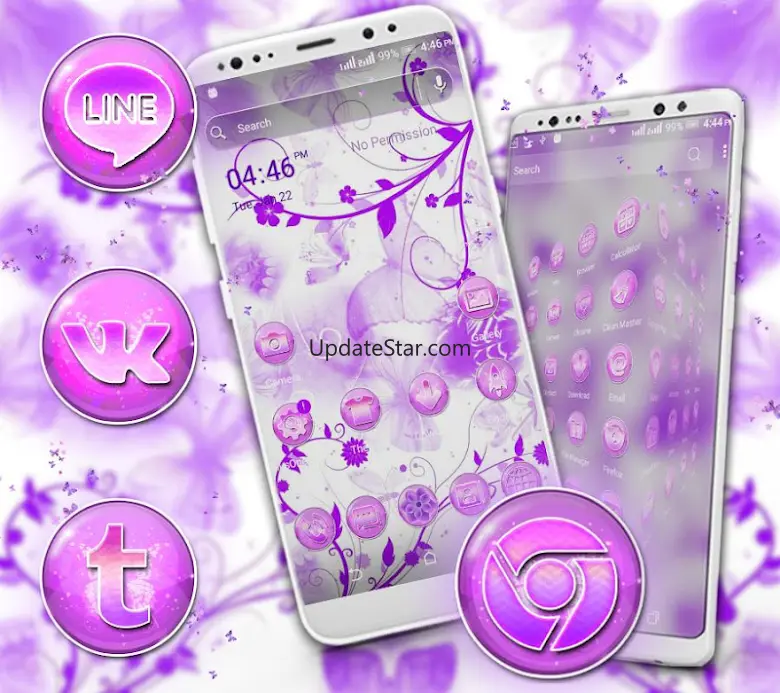 Purple Butterfly Theme 4.2
