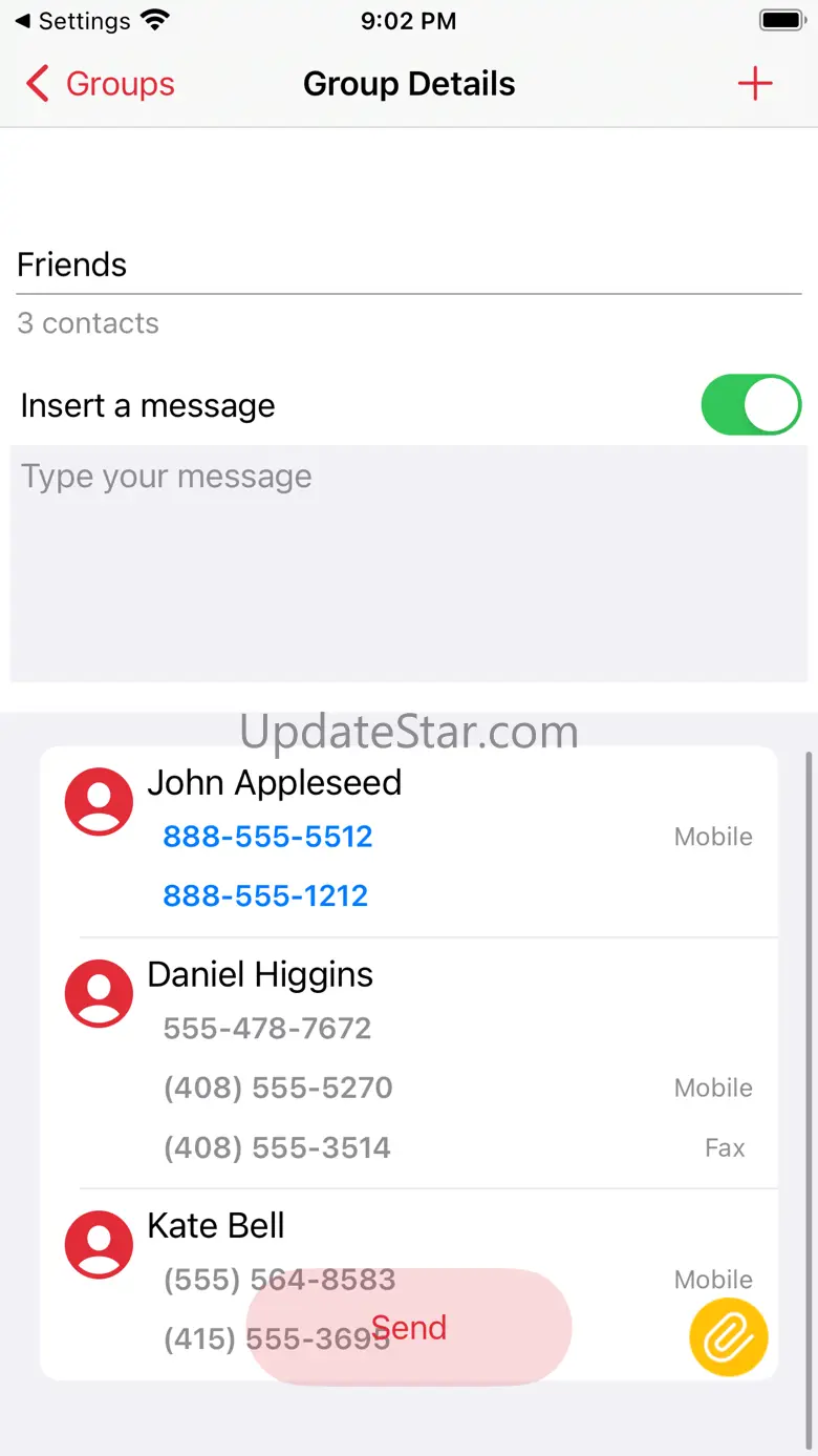 GroupSpeak - Mass Text message 1.9
