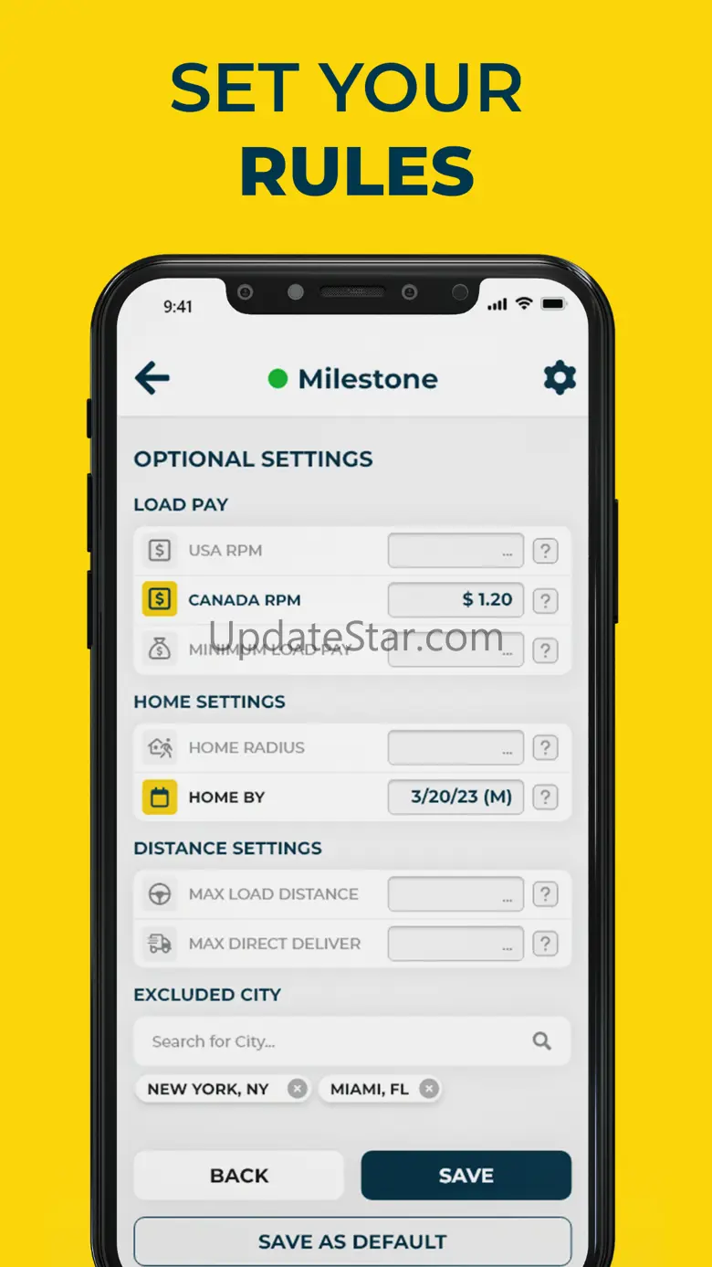 Milestone App 1.18